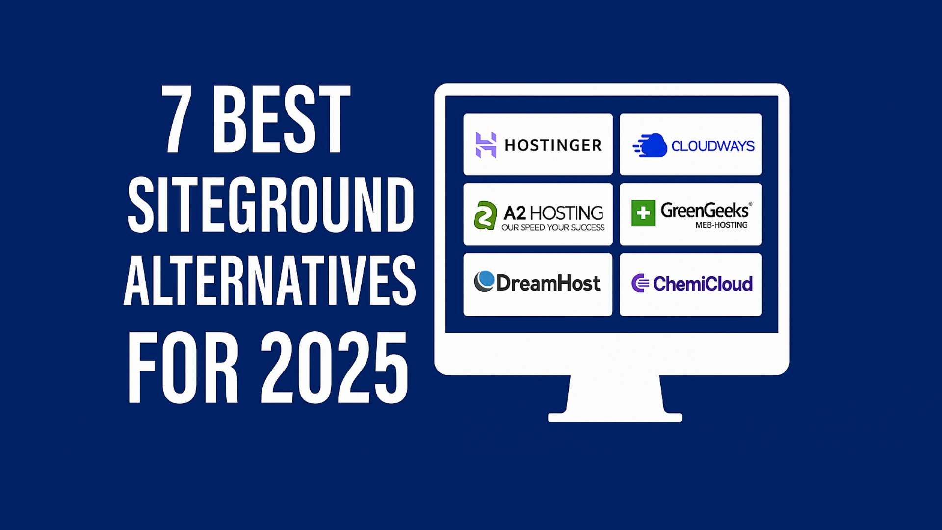 7 Best SiteGround Alternatives for 2025 [Cheaper, Faster & More Reliable Hosting]