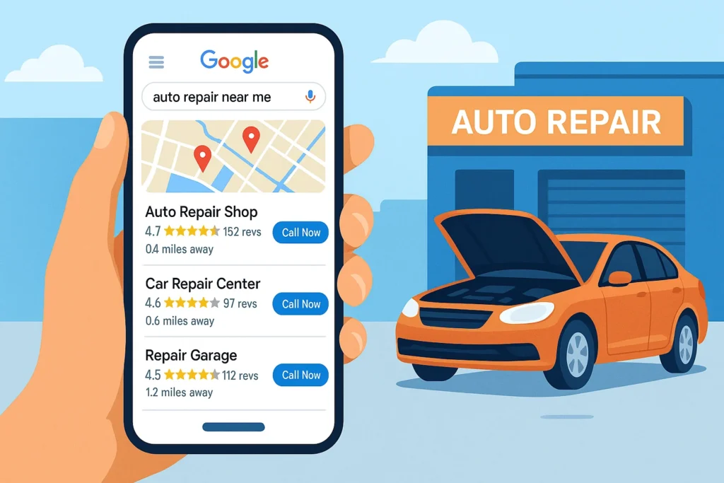 Local SEO for Auto Repair Shops