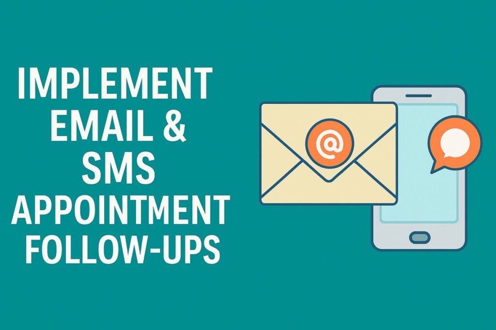 Implement Email & SMS Appointment Follow-Ups, How to Do Digital Marketing for Clinics in 2025 (Step-by-Step Guide)