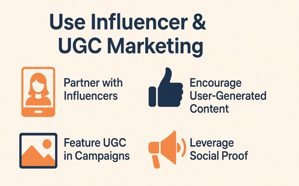 Use Influencer & UGC Marketing