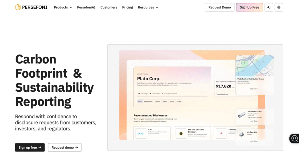 Persefoni – AI Carbon Accounting Engine