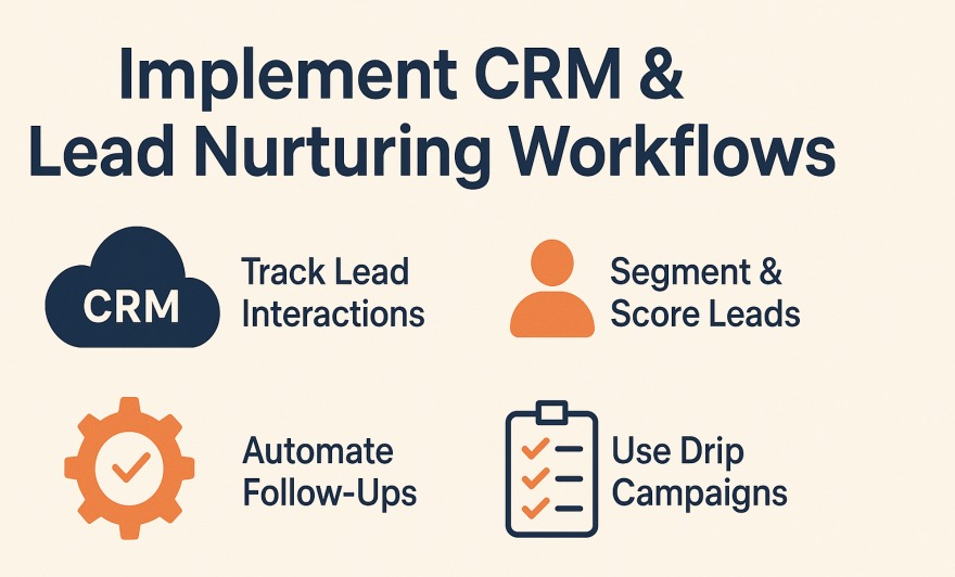 Implement CRM & Lead Nurturing Workflows