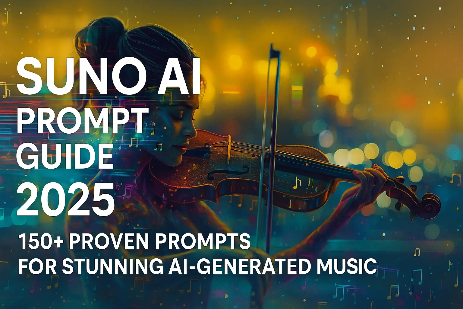 Suno AI Prompt Guide 2025 – 150+ Proven AI Music Prompts