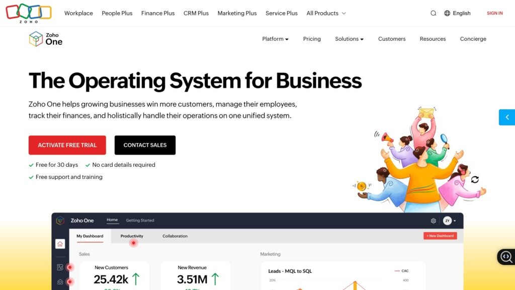 Zoho AI: Top AI Cloud Business Management Platform Tools in 2025